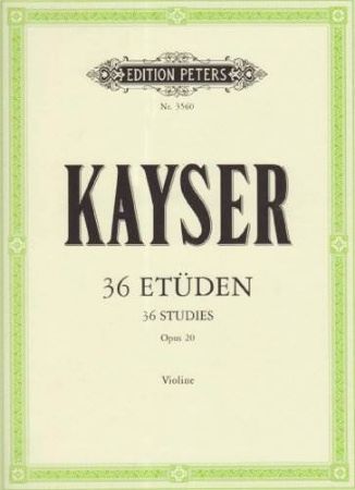 KAYSER:36 ETUDEN OP.20 VIOLIN