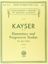 KAYSER:ELEMENTARY AND PROGRESS. STUDIES OP.20