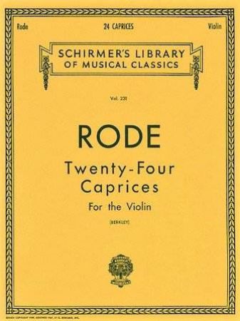 RODE:24 CAPRICES VIOLIN SOLO