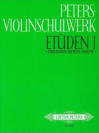 PETERS:VIOLINSCHULWERK ETUDEN I