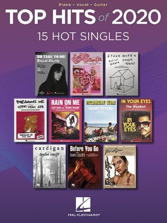 TOP HITS OF 2020 15 HOT SINGLES PVG (piano,vocal,guitar)