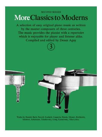 MORE CLASSICS TO MODERNS 3 FOR PIANO