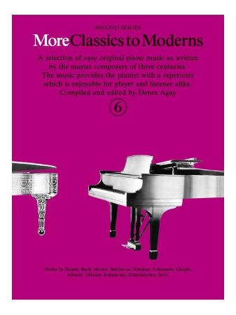 MORE CLASSICS TO MODERNS 6 FOR PIANO