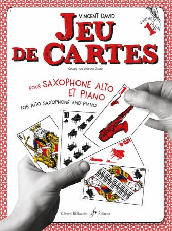 DAVID:JEU DE CARTES VOL.1 SAXOPHONE ET PIANO