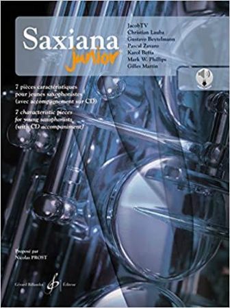 PROST:SAXIANA JUNIOR 7CHARACTERISTIC PIECES+AUDIO ACCESS