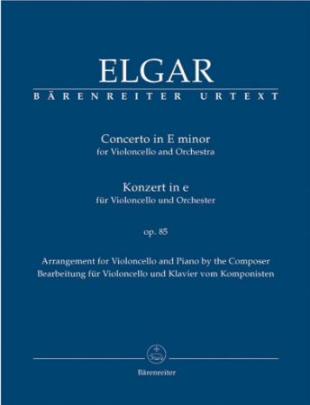 ELGAR:KONZERT IN E-MINOR CELLO AND PIANO OP.85