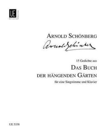 SCHONBERG:DAS BUCH DER HANGENDEN GARTEN OP.15