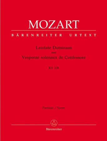 MOZART;LAUDATE DOMINUM KV 339 SCORE