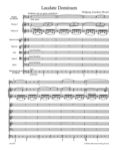 MOZART;LAUDATE DOMINUM KV 339 SCORE