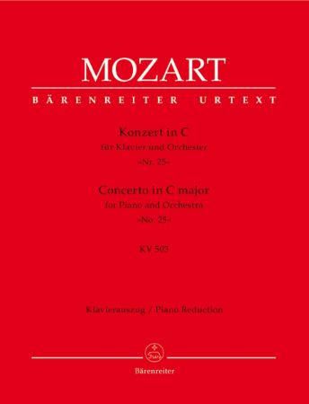 MOZART:PIANO CONCERTO  C MAJOR KV 503 NO.25