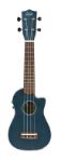 DeSalvo SOPRAN UKULELE CUT-AWAY UKMCSEQBL MAHOGANY BLUE S TORBO