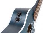 DeSalvo SOPRAN UKULELE CUT-AWAY UKMCSEQBL MAHOGANY BLUE S TORBO