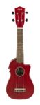 DeSalvo SOPRAN UKULELE CUT-AWAY UKMCSEQRD MAHOGANY RED S TORBO