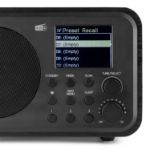 Milan DAB+ / BT Radio z vgrajeno baterijo 15w črne barve