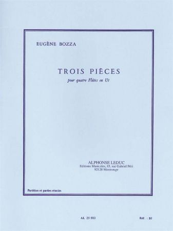 BOZZA:TROIS PIECES POUR 4 FLUTES