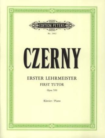 CZERNY:100 ERSTER FIRST PIANO LESSONS