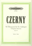 CZERNY:50 BEGINNER'S EXERCISES OP.481