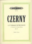 CZERNY:125 PASSAGENUBUNGEN OP.261