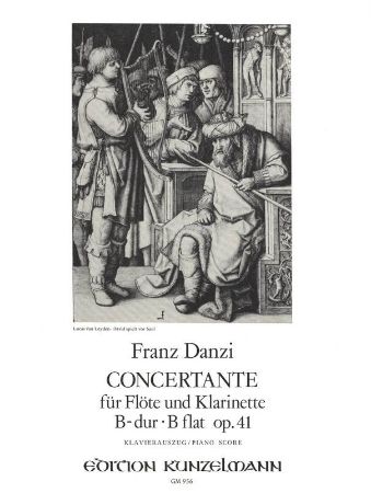 DANZI/FORSTER:CONCERTANTE FUR FLOTE UND KLARINETTE B-DUR OP.41