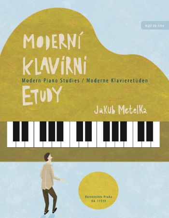 METELKA:MODERN PIANO STUDIES FOR PIANO+MP3 ON LINE