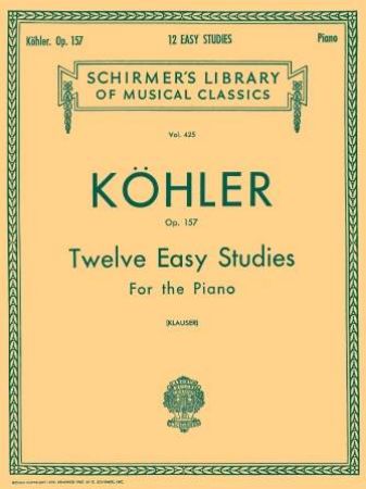 KOHLER:12 EASY STUDIES OP.157