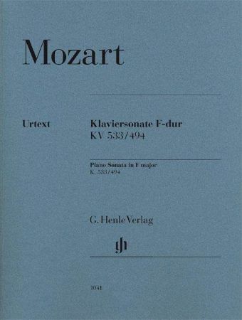 MOZART:KLAVIERSONATE KV 533/494  F-DUR