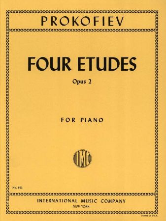 PROKOFIEV:FOUR ETUDES OP.2 PIANO