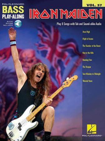 IRON MAIDEN BASS PLAY ALONG +AUDIO ACCESS