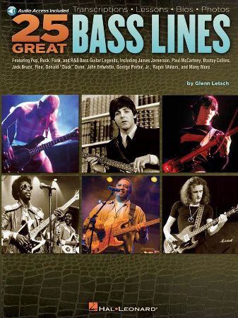 LETSCH:25 GREAT BASS LINES +CD