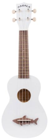 MAKALA SOPRAN UKULELE Shark MK-SS-WHT - Great White Shark Ukulele, with bag