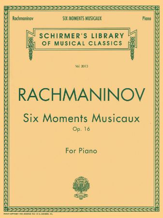 RACHMANINOV:SIX MOMENTS MUSICAUX OP.16