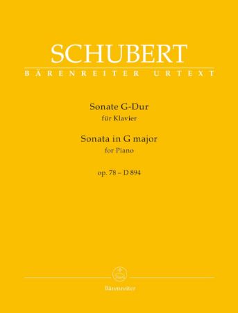 SCHUBERT:SONATA G-DUR OP.78-D 894