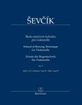 ŠEVČIK:SCHOOL OF BOWING TECHNIQUE FOR VIOLONCELLO OP.2/VOL.1 & 2