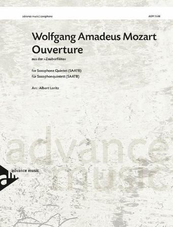 MOZART:OUVERTURE AUS DER ZAUBERFLOTE SAX QUINTET (SAATB)