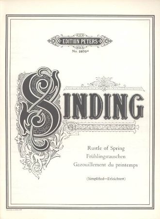 SINDING:FRUHLINGSRAUSCHEN/RUSTLE OF SPRING