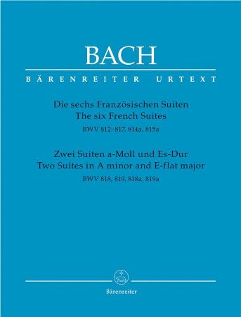 BACH J.S.:SIX FRENCH SUITES/TWO SUITES IN A MINOR AND F-FLAT MAJOR