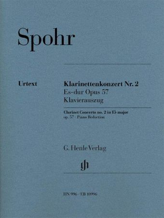 SPOHR:CLARINET CONCERTO NO.2 OP.57 ES-DUR