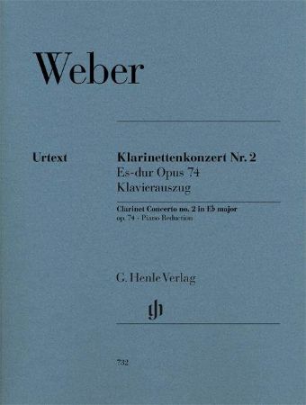 WEBER:CLARINET CONCERTO NO.2 ES-DUR CLARINET AND PIANO