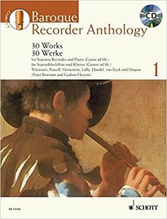 BAROQUE RECORDER ANTHOLOGY +CD VOL.1/GRADES 1-2