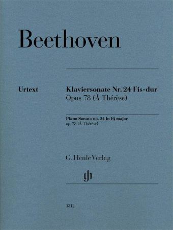 BEETHOVEN:KLAVIERSONATE NR.24 FIS-DUR OP.78