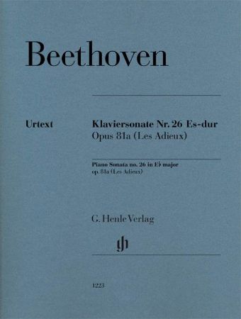 BEETHOVEN:PIANO SONATA NO.26 ES-DUR OP.81a
