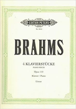 BRAHMS:4 PIANO PIECES OP.119