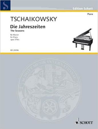 TCHAIKOWSKY:THE SEASONS OP.37 FOR PIANO