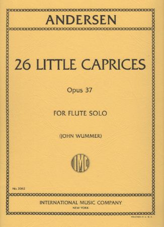 ANDERSEN:26 LITTLE CAPRICES OP.37 FLUTE SOLO