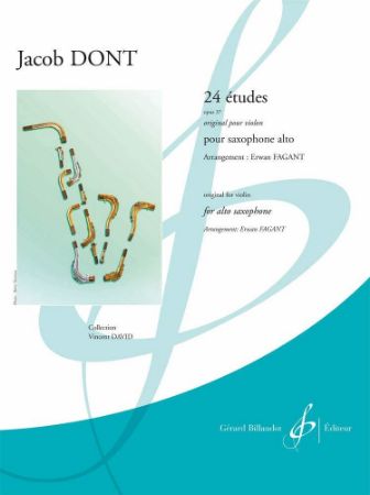 DONT/FAGANT:24 ETUDES OP.37 FOR SAXOPHONE