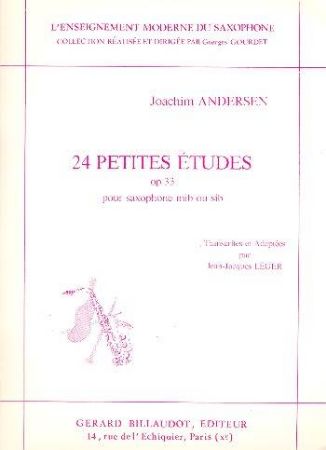 ANDERSEN:24 PETITES ETUDES OP.33