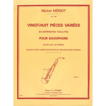 MERIOT:VINGT-HUIT PIECES VARIEES,SAX