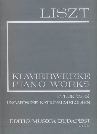 LISZT F;:KLAVIERWERKE,ETUDE OP.6