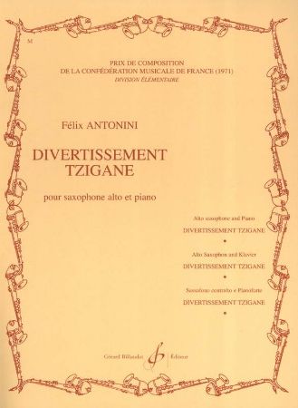 ANTONINI:DIVERTISSEMENT TZIGANE,SAX ET P