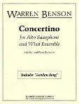 BENSON;CONCERTINO;ALT SAXOPHONE